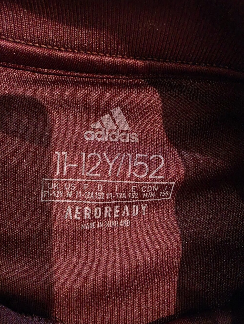 Adidas Colorado Rapids Soccer Jersey Youth 11-12 Y152 Burgundy MLS - Picture 3 of 6